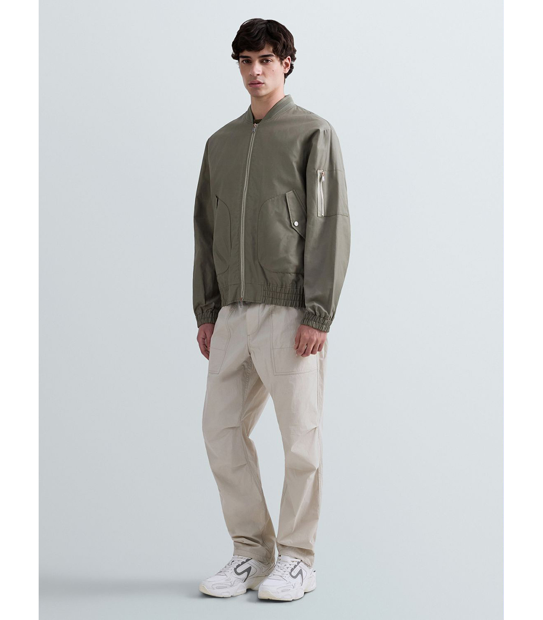 バック刺しゅうバーシティジャケット 詳細画像 ライトミリタリー 4